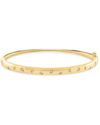 Effy - 14K & 0.15 Tcw Diamond Bangle Bracelet - Lyst