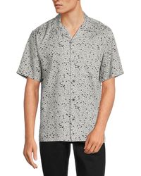 Theory - Noll Floral Camp Shirt - Lyst