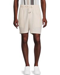 Onia - Drawstring Linen Blend Shorts - Lyst