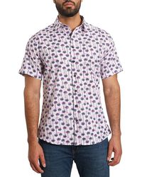 Jared Lang - 'Short Sleeve Palm Tree Button Down Shirt - Lyst