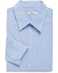 Valentino Striped Dress Shirt - Blue