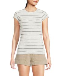 A.L.C. - A. L.C. Sam Striped Cotton-Blend Top - Lyst