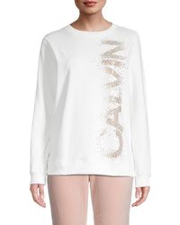 Calvin Klein Logo Sweatshirt - White