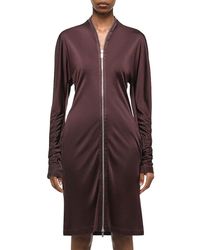 Helmut Lang - Infinity Zip-Up Dress - Lyst