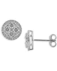Badgley Mischka - 14K & 1 Tcw Lab-Grown Diamond Stud Earrings - Lyst