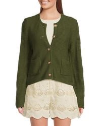 Walter Baker - Button-Front Knit Cardigan - Lyst