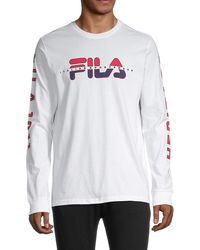 white fila shirt