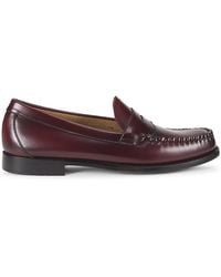 G.H. Bass & Co. - G. H. Bass Logan Leather Penny Loafers - Lyst
