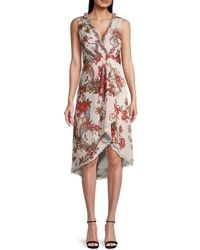 Kobi Halperin - Carine Floral Midi-dress - Lyst