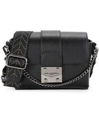 Karl Lagerfeld - Jolie Harlow Leather Crossbody Bag - Lyst