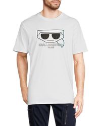 Karl Lagerfeld - Graphic T-Shirt - Lyst