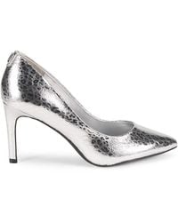 Karl Lagerfeld - 75Mm Glora Metallic Pumps - Lyst
