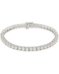 Badgley Mischka - 14K & 10.45-10.57 Tcw Lab-Grown Diamond Tennis Bracelet - Lyst