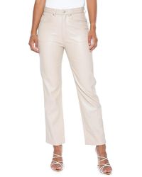 Blue Revival - Revival Unreal Faux Leather Straight Pants - Lyst