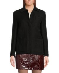 Bally - Textured Cotton Leather-Trim Jacket - Lyst