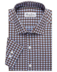 Robert Graham - Checked Tailored Fit Dress Shirt - Lyst