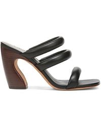 Vince - Dara Strappy Leather Block Heel Sandals - Lyst