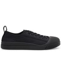 Bottega Veneta - Vulcan Canvas Lace-Up Low-Top Sneakers - Lyst