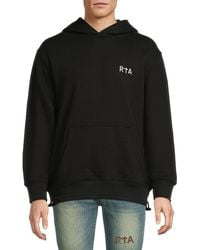 RTA - Logo Graphic Cotton Hoodie - Lyst