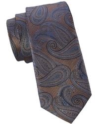 Canali - Paisley Silk Tie - Lyst