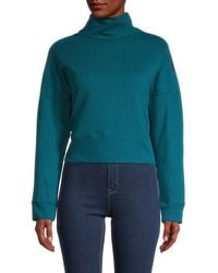 Juicy Couture High-neck Fleece Sweatshirt - Blue