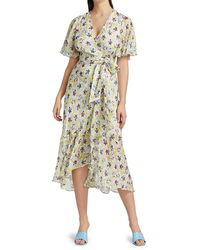 tanya taylor white floral bianka dress