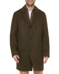Cole Haan - Wool-blend Notch Collar Coat - Lyst