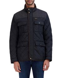 Cole Haan - Stand Collar Quilted Jacket - Lyst