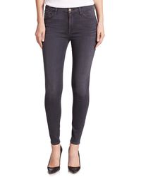 7 For All Mankind - The High Waist Ankle Skinny Jeans - Lyst