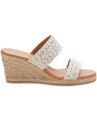 Andre Assous Nubia Wedge Sandals - White
