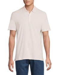 Vince - Solid Short Sleeve Polo - Lyst