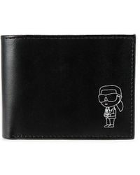Karl Lagerfeld - Logo Leather Wallet - Lyst