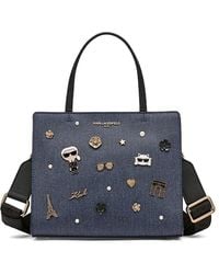 Karl Lagerfeld マルチカラー 2way サッチェル バッグ s-l1200.jpg