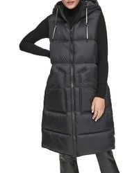 Andrew Marc - Kerr Long Quilted Puffer Vest - Lyst