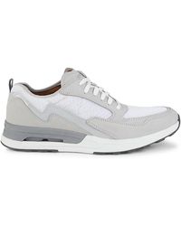Rockport Mesh & Leather Trainers - White