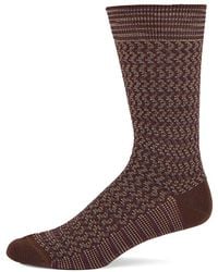 Missoni - Rib-Knit Zigzag Cotton-Blend Crew Socks - Lyst