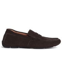 Anthony Veer - Cruise Penny Suede Driving Loafers - Lyst