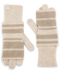 Rag & Bone - Blake Stripe Layered Gloves - Lyst