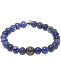 Tateossian - Sodalite Beaded Bracelet - Lyst