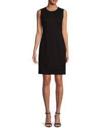 Tahari - Solid Sheath Dress - Lyst