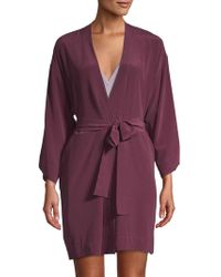 UGG Lolla Silk Robe - Purple