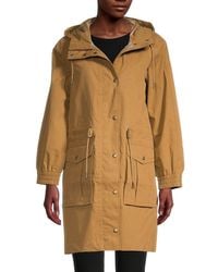 Madewell Kirkwood Waterproof Hooded Raincoat - Multicolour