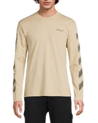 Off-White c/o Virgil Abloh - Pixel Diag Skate Ls Tee - Lyst
