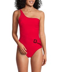 Miraclesuit - Triomphe One Shoulder One Piece Swimsuit - Lyst