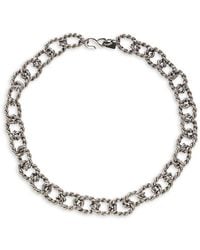 Kenneth Jay Lane - Plated Link Necklace - Lyst
