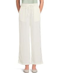 Saks Fifth Avenue - Satin Drawstring Pants - Lyst