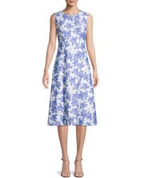 tommy hilfiger blue floral dress