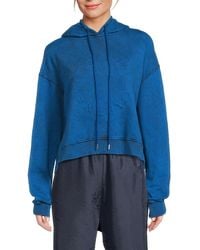 Stella McCartney - Logo Embossed Cotton Hoodie - Lyst