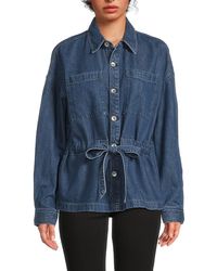 Rag & Bone - Layla Denim Tie-Waist Jacket - Lyst