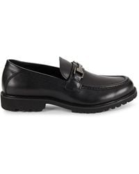 Saks Fifth Avenue - Drake Leather Bit Loafers - Lyst
